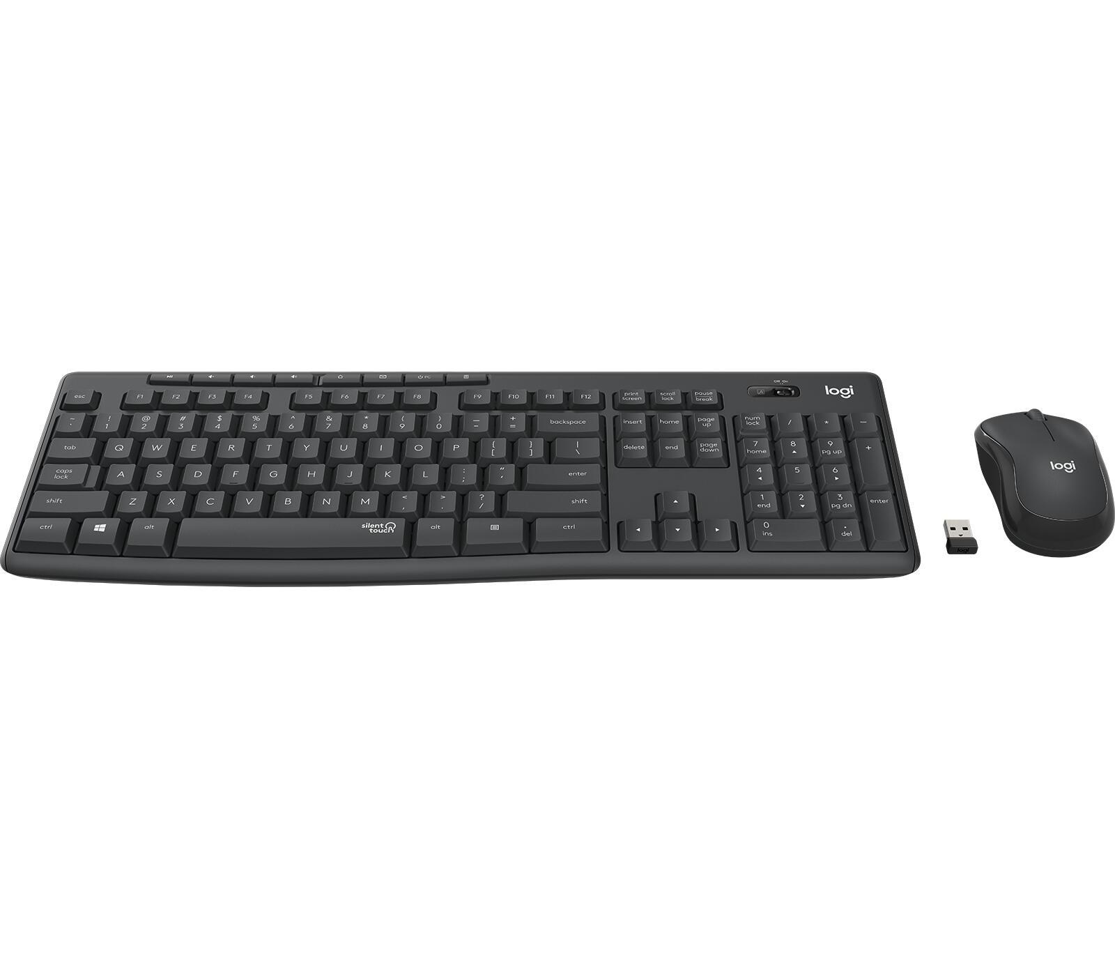 Logitech Maus- und Tastatur-Set MK295 Silent / 920-009794 Graphit
