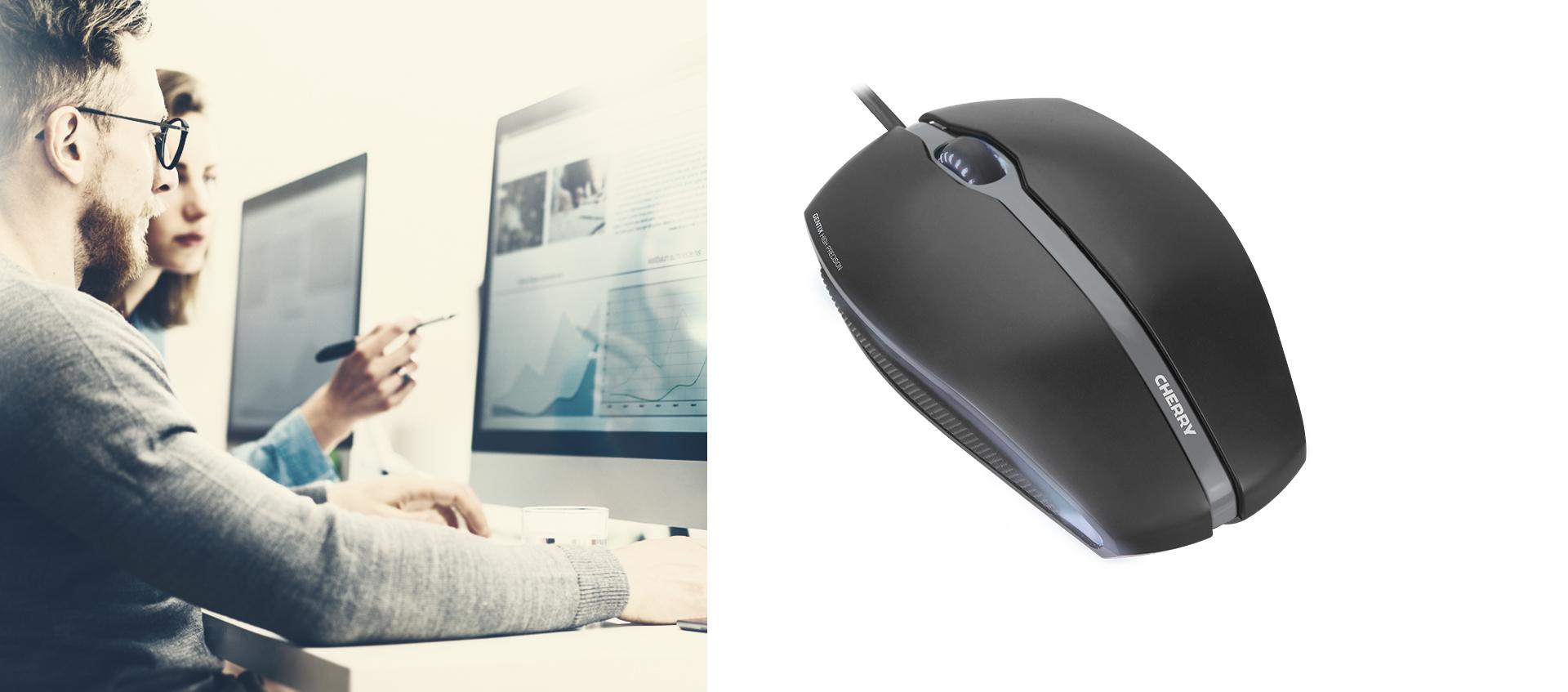 CHERRY Souris GENTIX / JM-0300 Noir