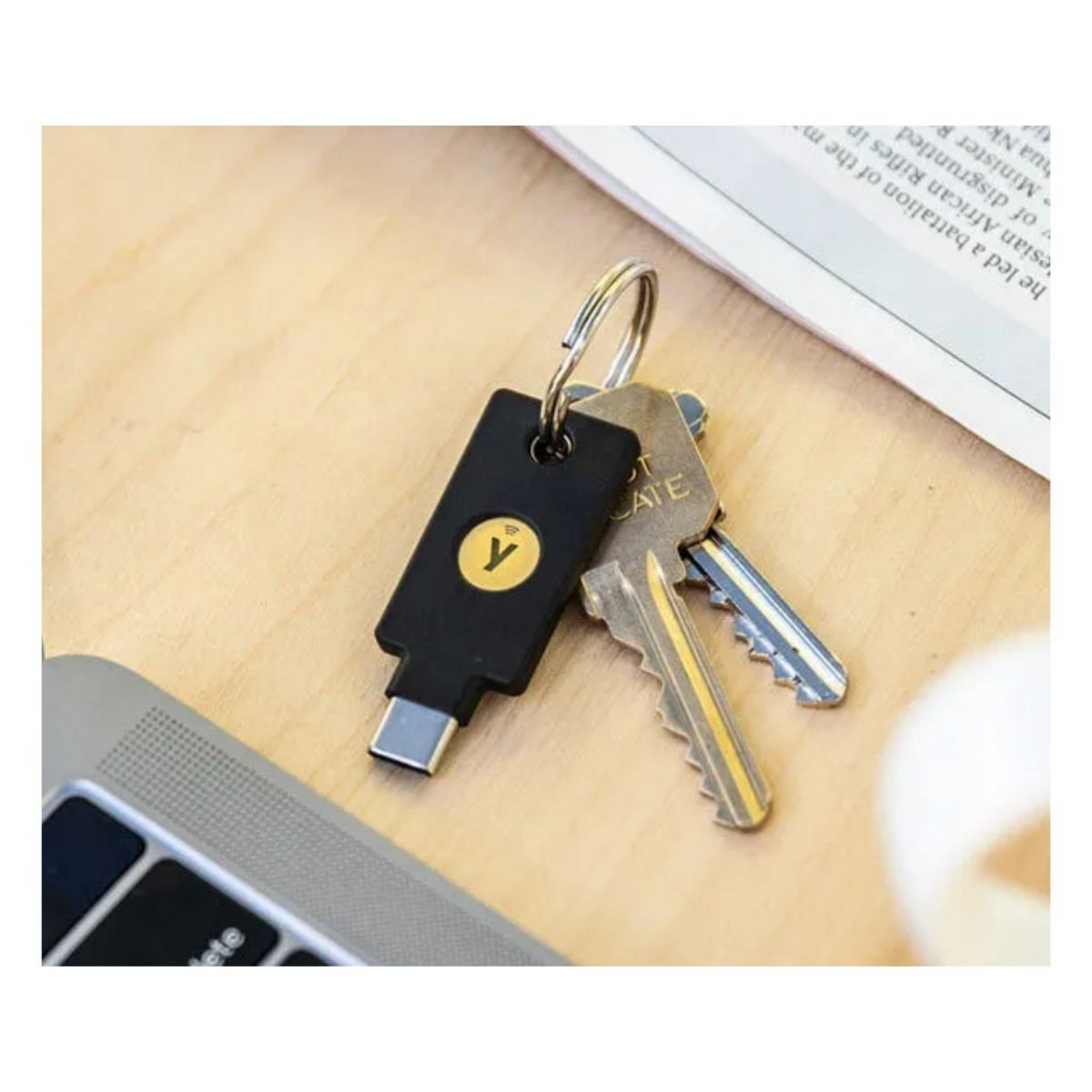 Yubico Sicherheitsschlüssel YubiKey 5C NFC / 5060408462331 Gold auf Schwarz Yubico Sicherheitsschlüssel YubiKey 5C NFC / 5060408462331 Gold auf Schwarz