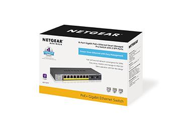 Netgear Switch GS110TP / GS110TP-300EUS Grey