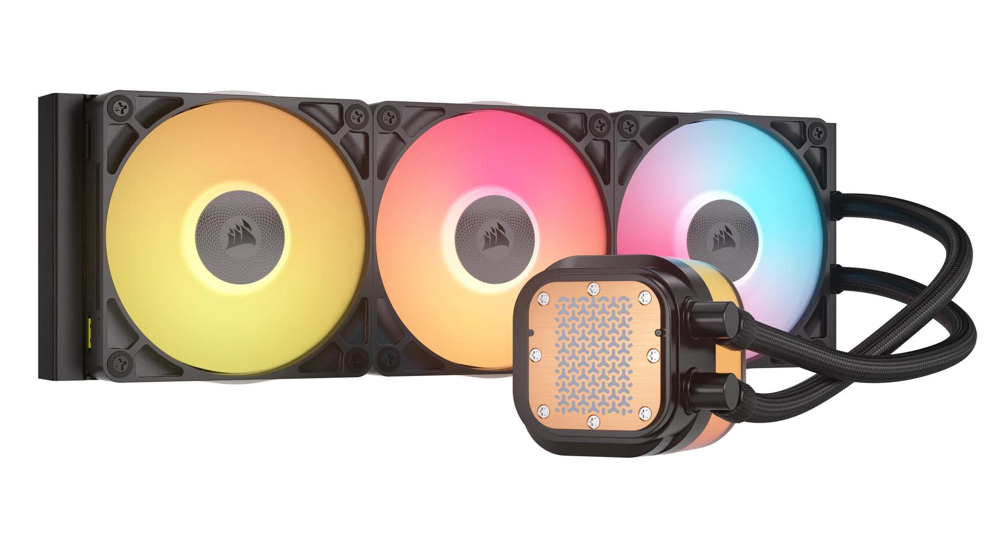 Corsair Raffreddamento ad acqua iCue LINK Titan 360 RX LCD RGB / CW-9061023-WW Nero