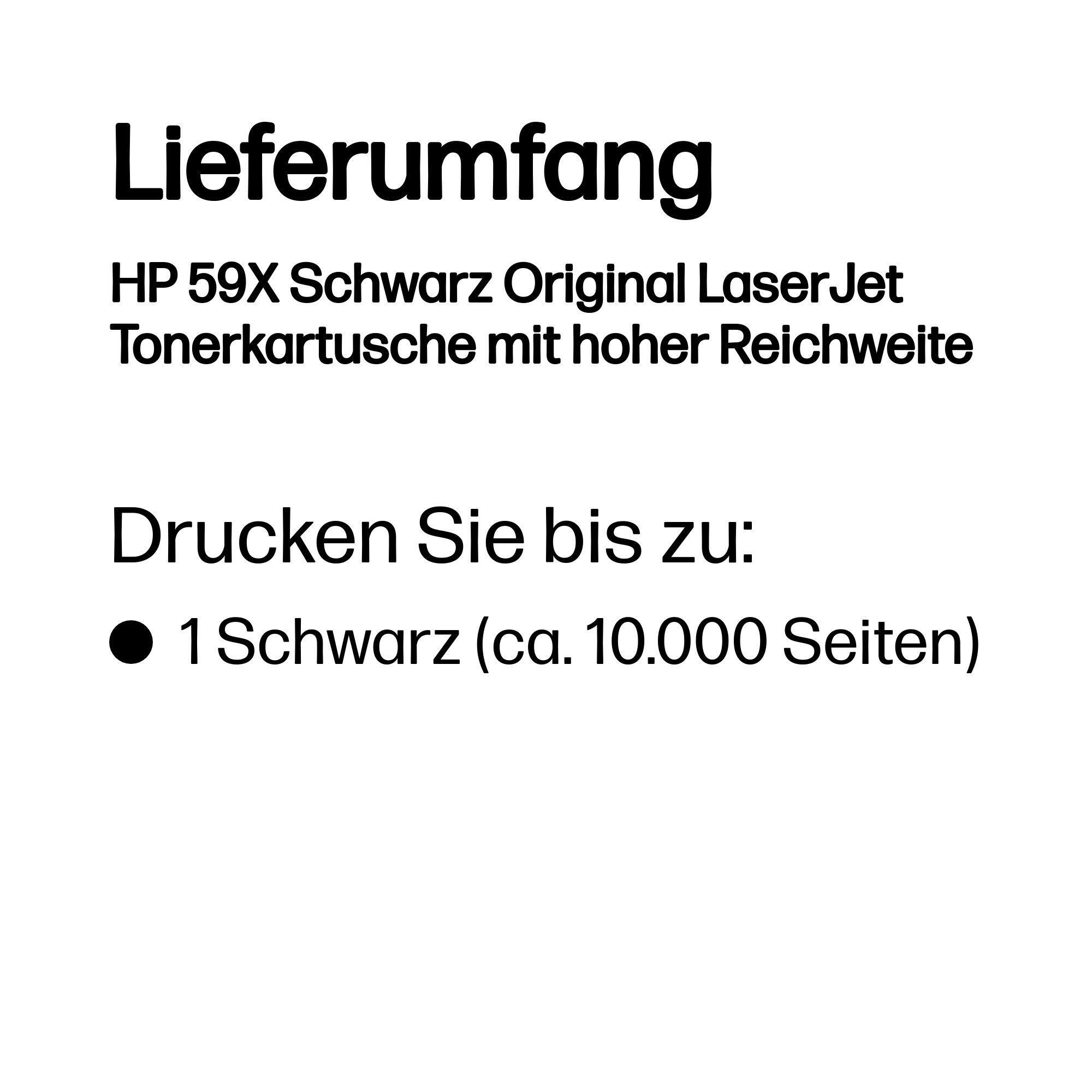 HP Toner 59X / CF259X Noir XL