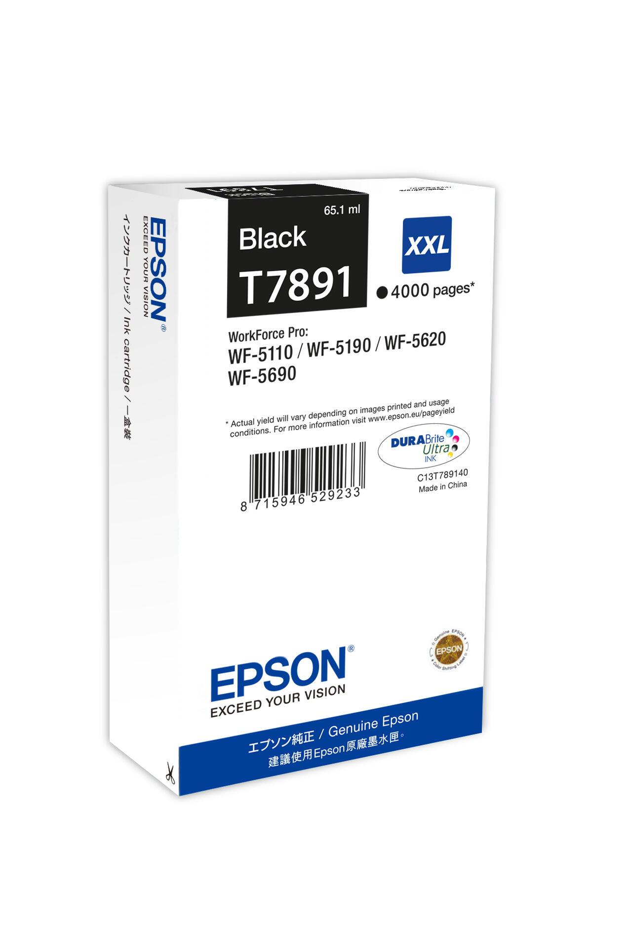 Epson Inchiostro T7891XXL / C13T789140 Nero XXL