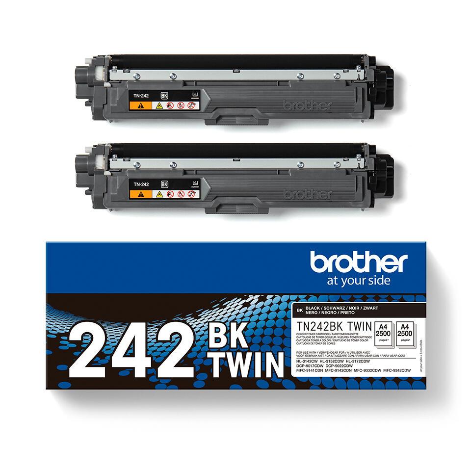 Brother Tóner TN-242BKTWIN / TN242BKTWIN Negro Doppelpack