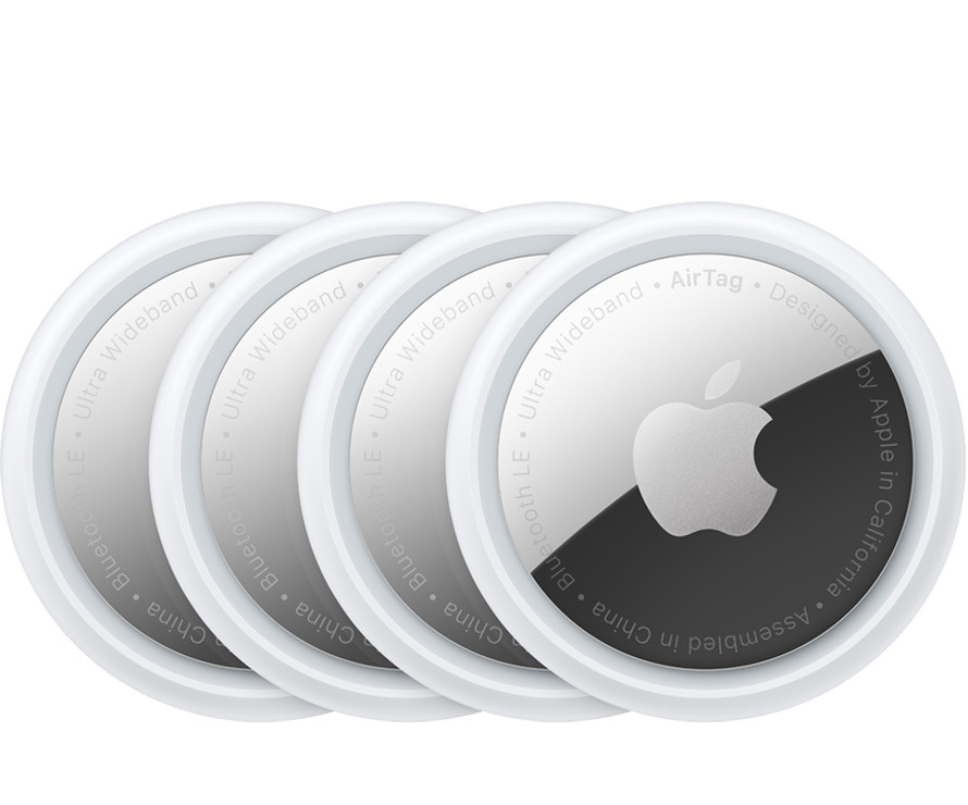 Apple Tracker / Locator AIRTAG / MX542ZM/A White 4-Pack