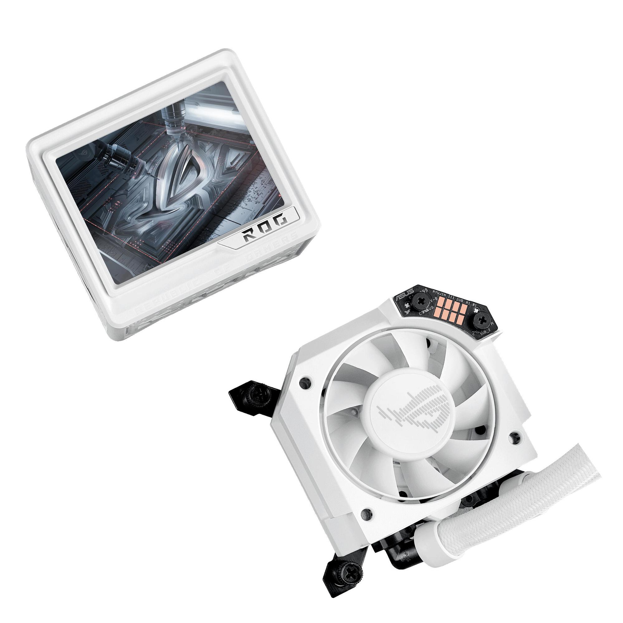 ASUS Refrigeración por agua ROG Ryujin III 360 ARGB Extreme / 90RC0132-M0EAY0 Blanco XL