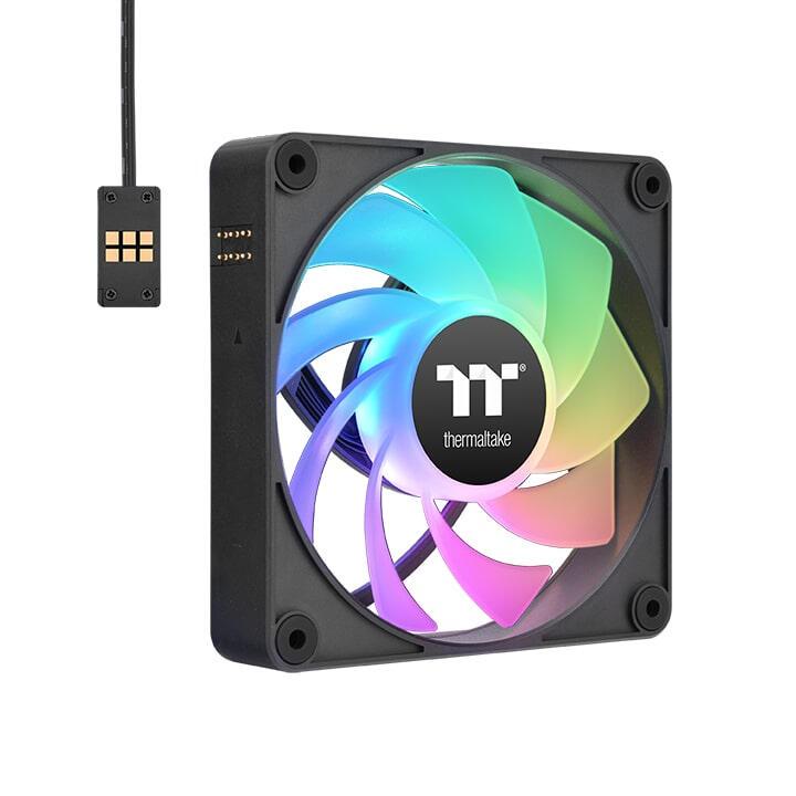 Thermaltake Fan CT120 EX Reverse ARGB Sync / CL-F192-PL12SW-A Black 3-Pack