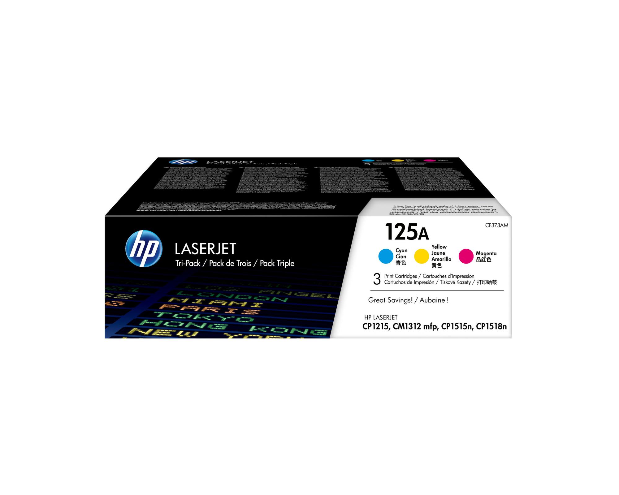 HP Toner 125A / CF373AM C,M,Y Multipack