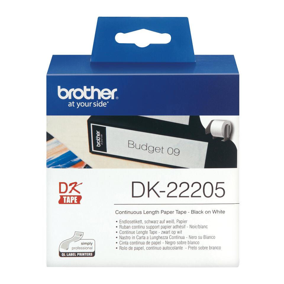 Brother Etichetta DK-22205 / DK22205 Bianco