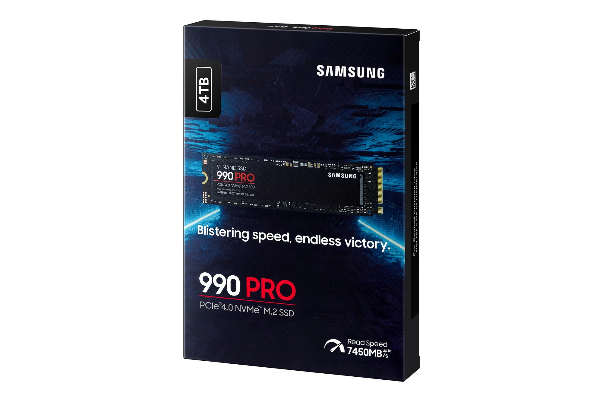 Samsung M.2 SSD Samsung 990 Pro / MZ-V9P4T0BW Schwarz