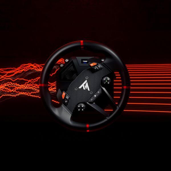 Thrustmaster Controller T598 Lenkrad und Pedale / 4160853 Black, red