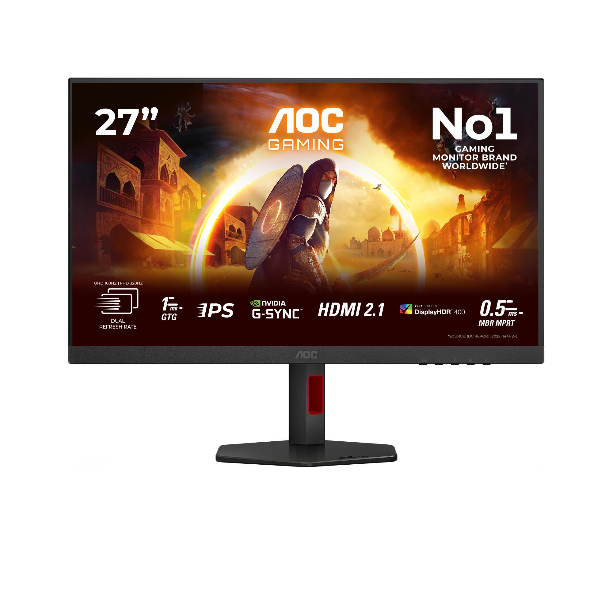 AOC Monitor G4 U27G4R / U27G4R Schwarz, Rot 68,6 cm (27")