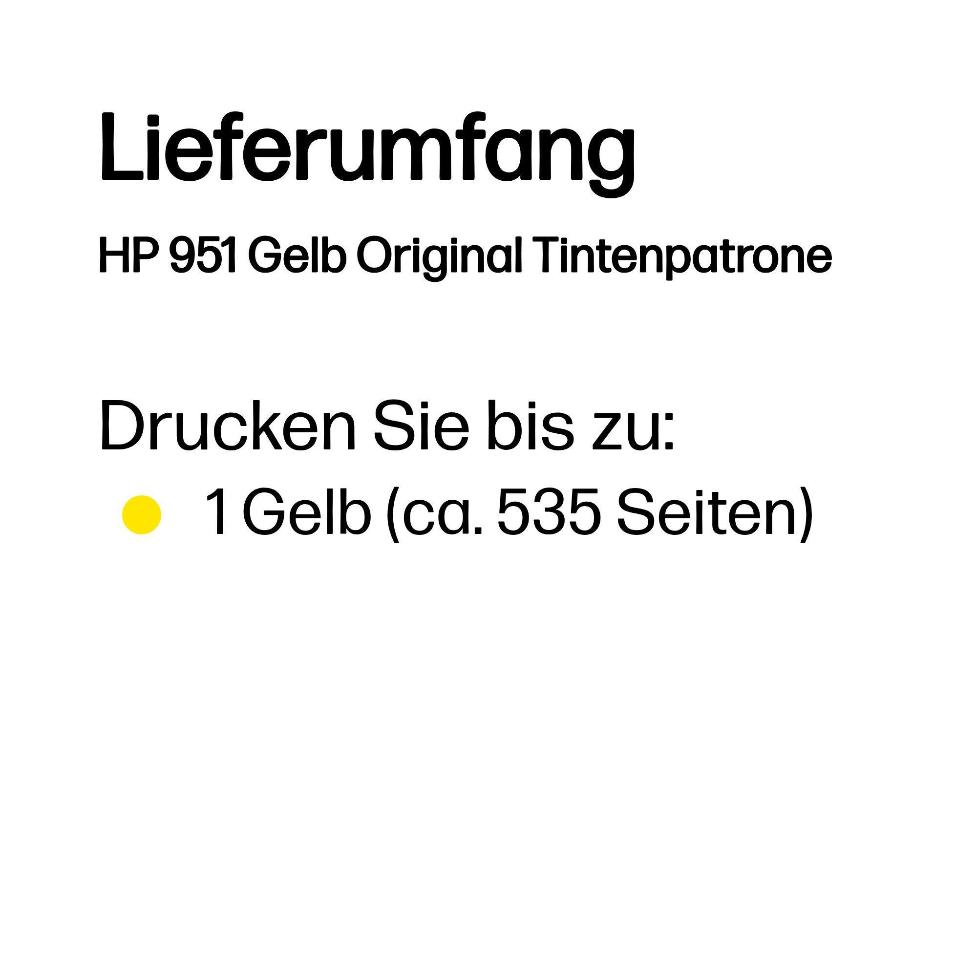 HP Encre 951 / CN052AE Jaune
