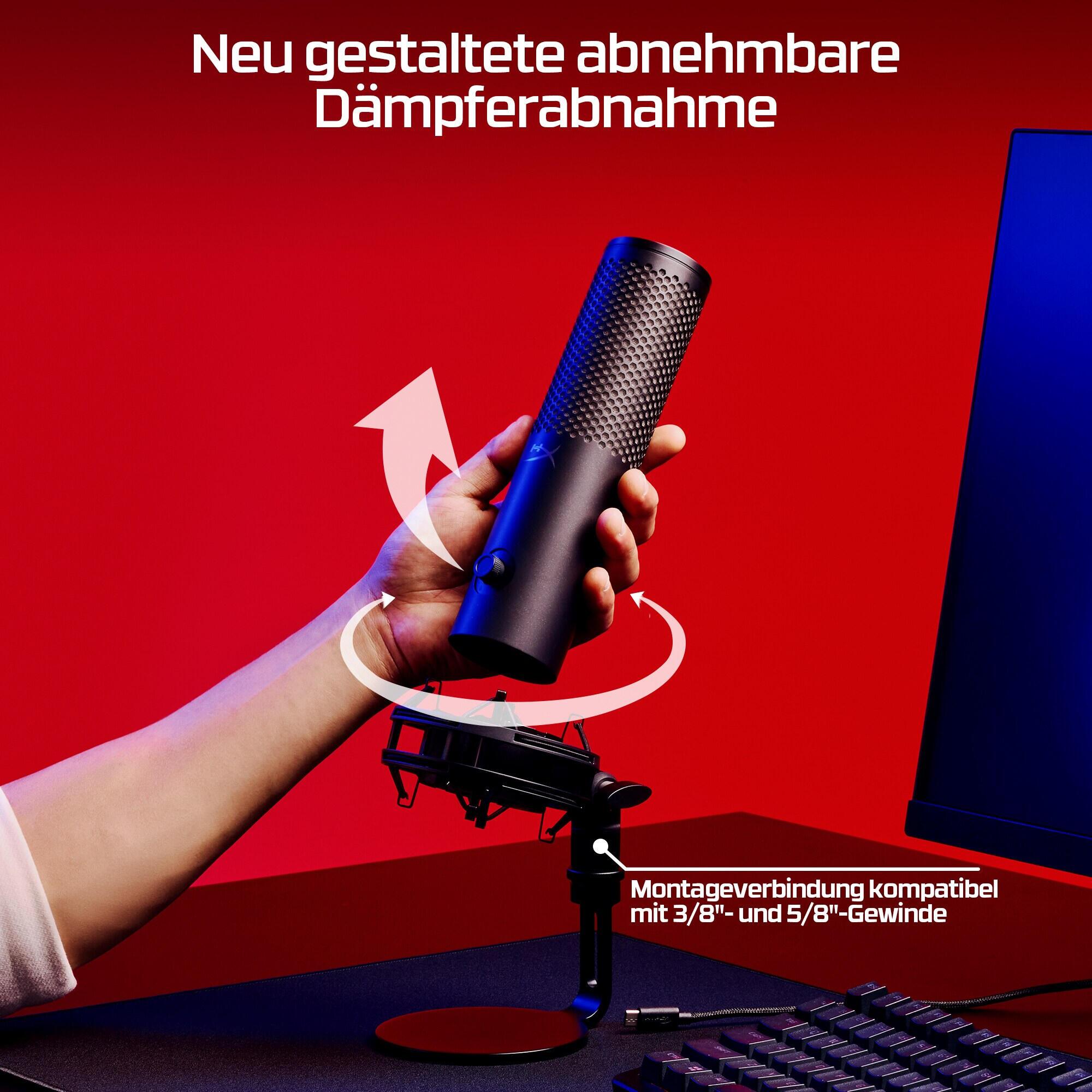 HyperX Micrófono QuadCast 2 S / 9A273AA Negro