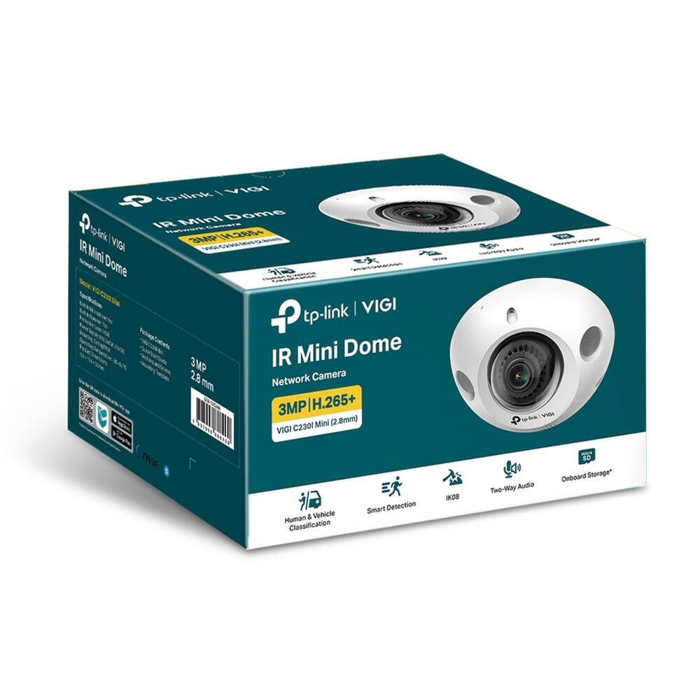 TP-Link Telecamera di sorveglianza C230I Mini 2.8mm / VIGI C230I MINI(2.8MM) Bianco Standard