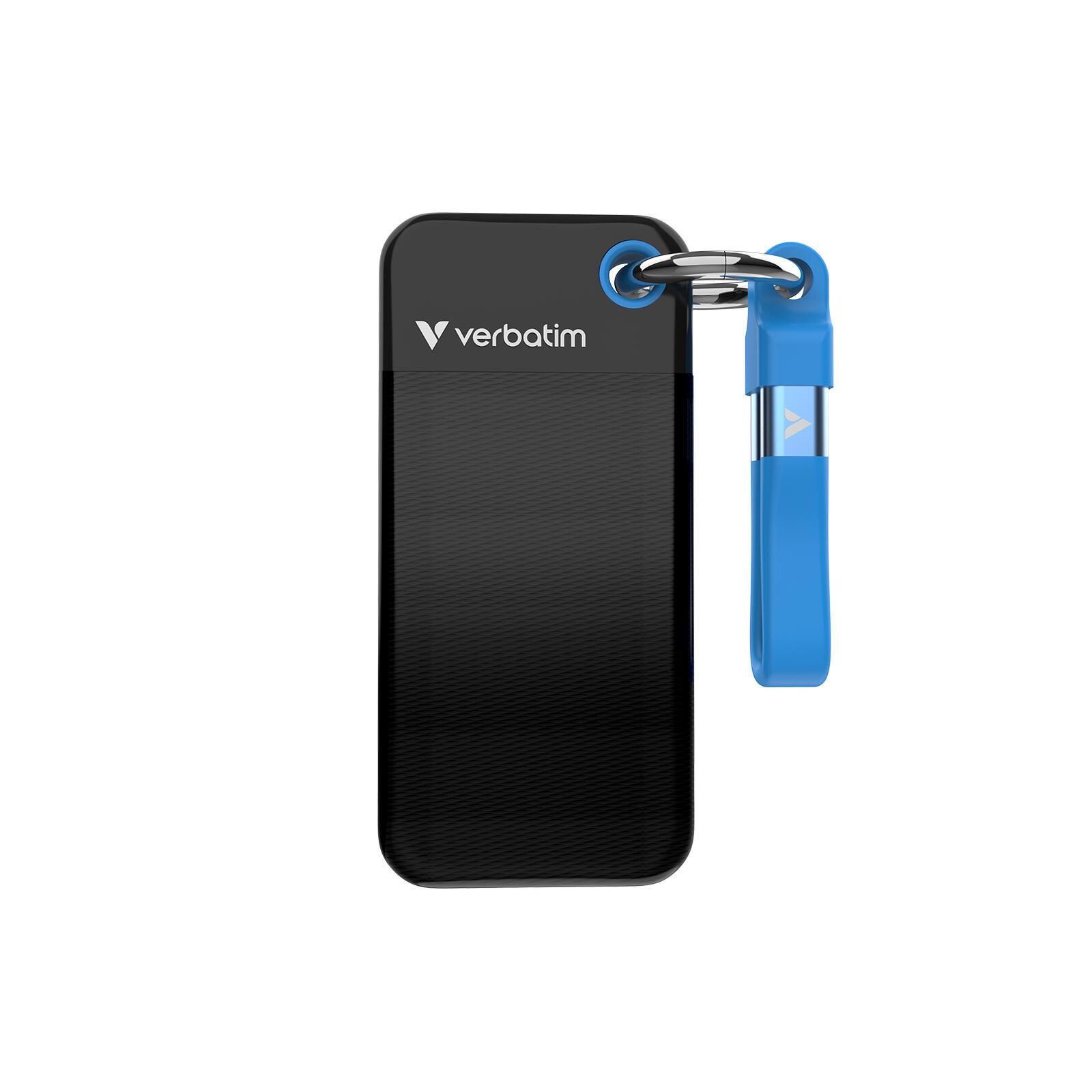 Verbatim Externe SSD Pocket 1TB / 32191 Schwarz, Blau