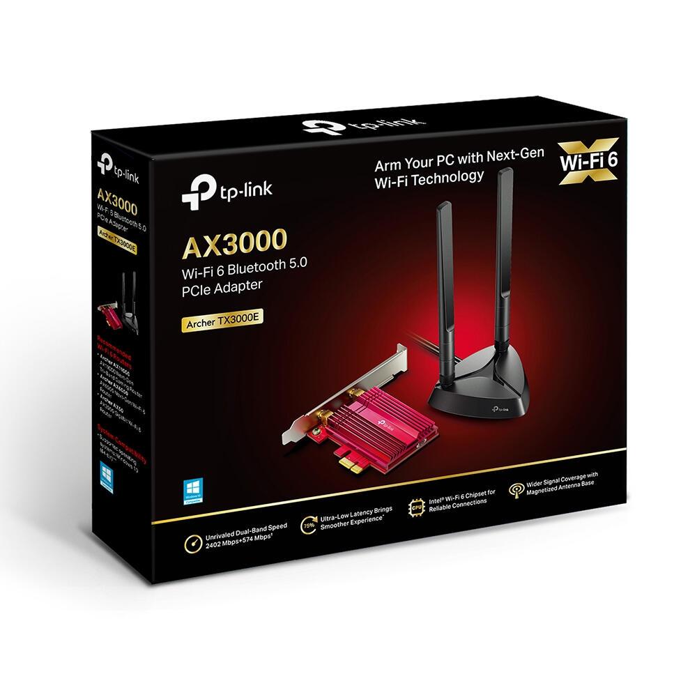 TP-Link Netzwerkkarten TX3000E / ARCHER TX3000E Schwarz, Rot
