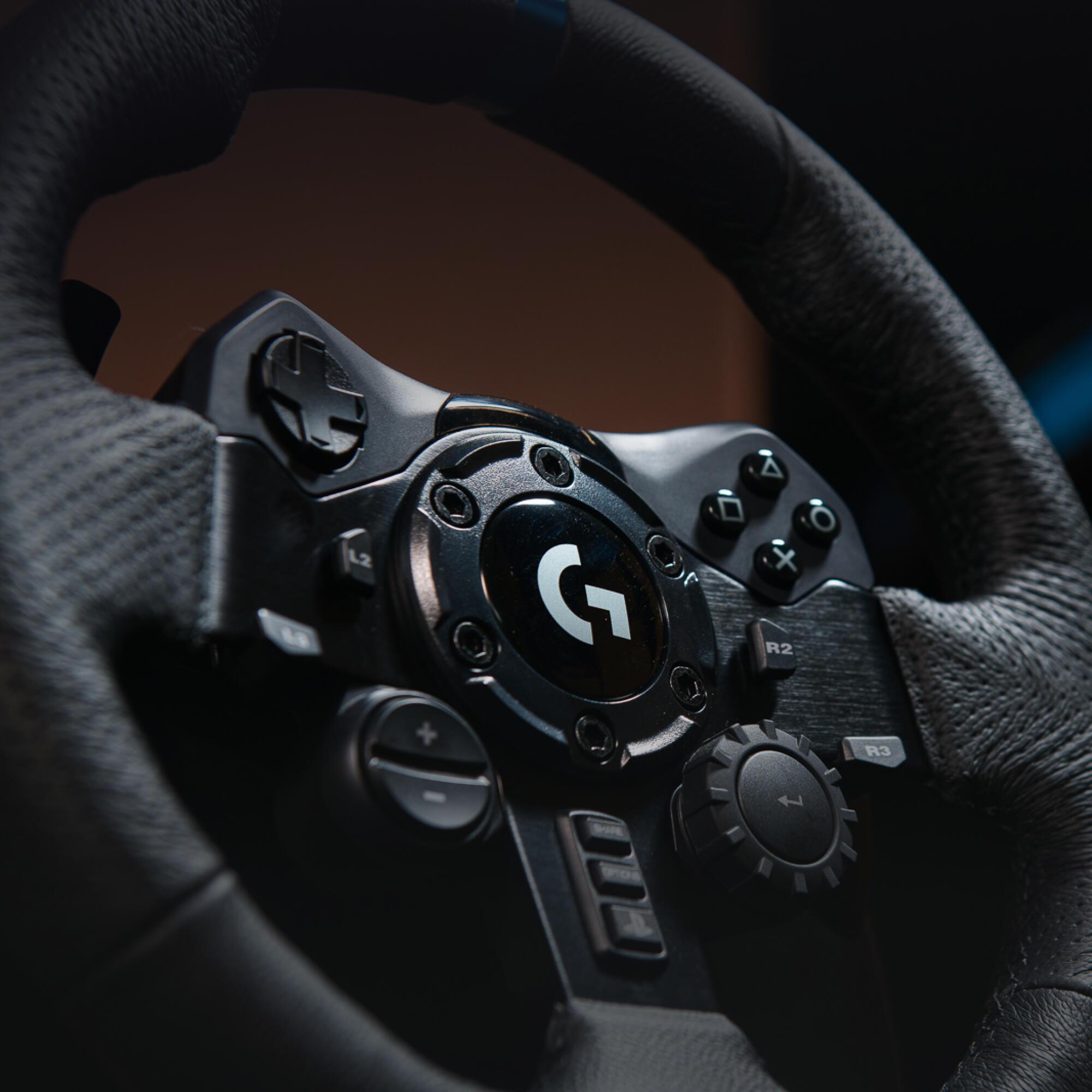 Logitech Contrôleur G923 Wheel und Pedals PS/PC / 941-000149 Noir