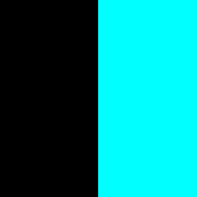 Schwarz/Cyan