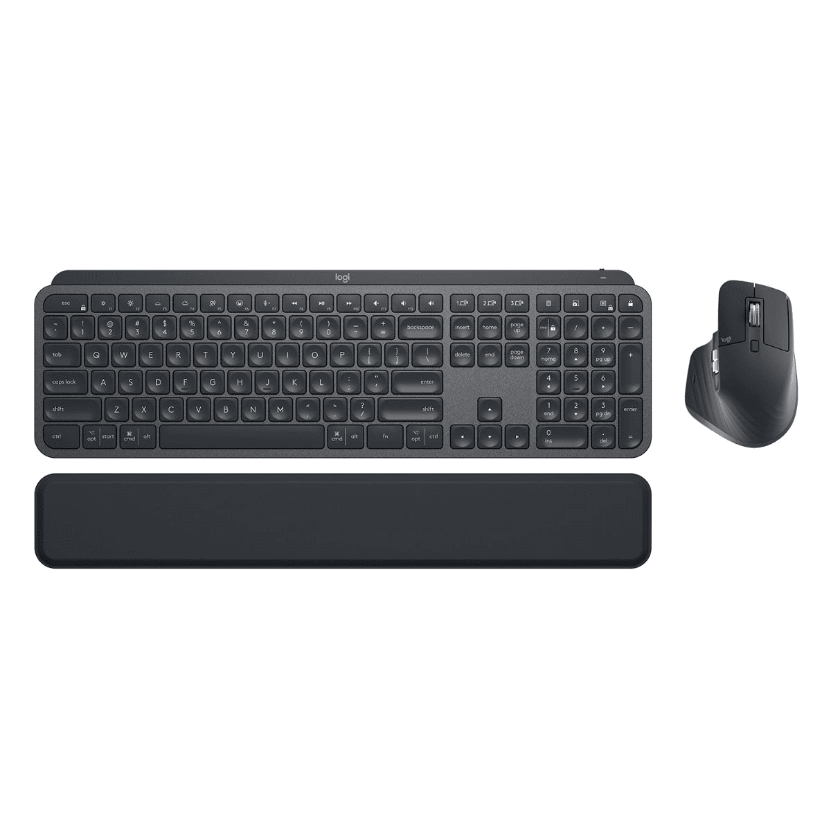 Logitech Set de ratón y teclado MX Keys S Combo für Mac / 920-012840 Negro