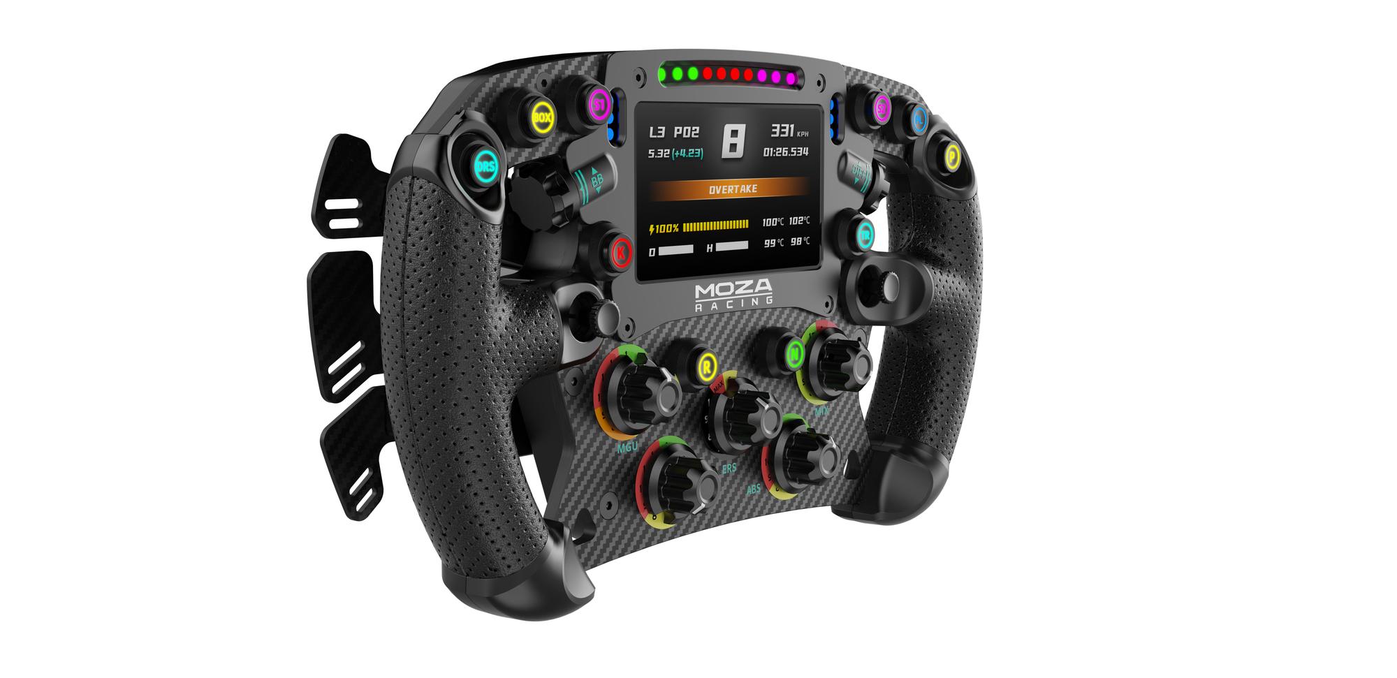 Moza Racing Controllore FSR2 Formula Wheel / RS068 Nero