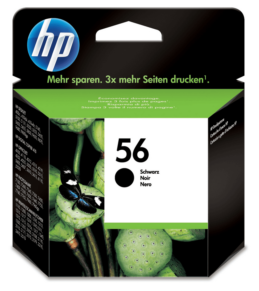 HP Ink 56 / C6656AE Black 20-Pack