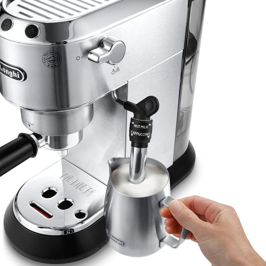De’Longhi Macchina portafiltro Dedica EC 685 / EC685.M Nero, metallizzato, argento