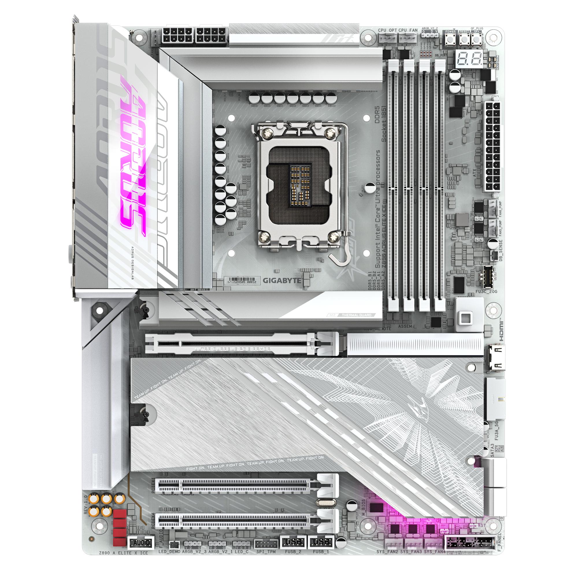 GIGABYTE Scheda madre Z890 AORUS ELITE X ICE / Z890 A ELITE X ICE Bianco
