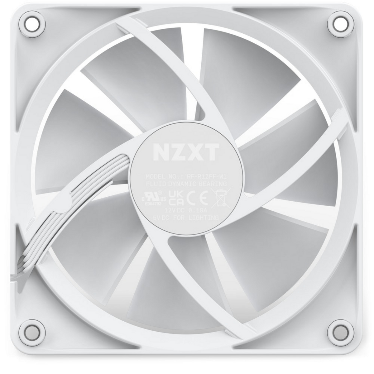 NZXT Fan F120 RGB / RF-R12SF-W1 White
