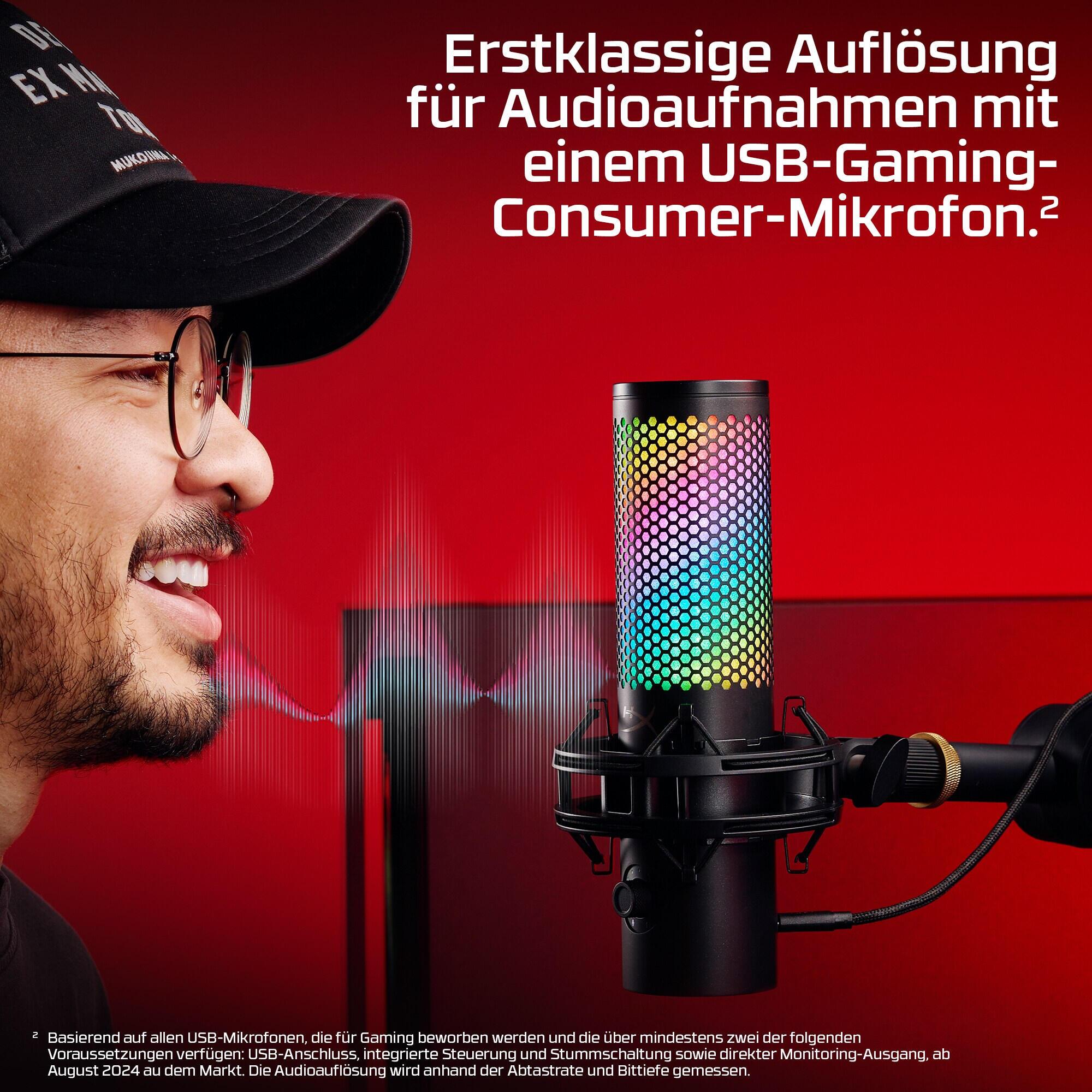 HyperX Micrófono QuadCast 2 S / 9A273AA Negro