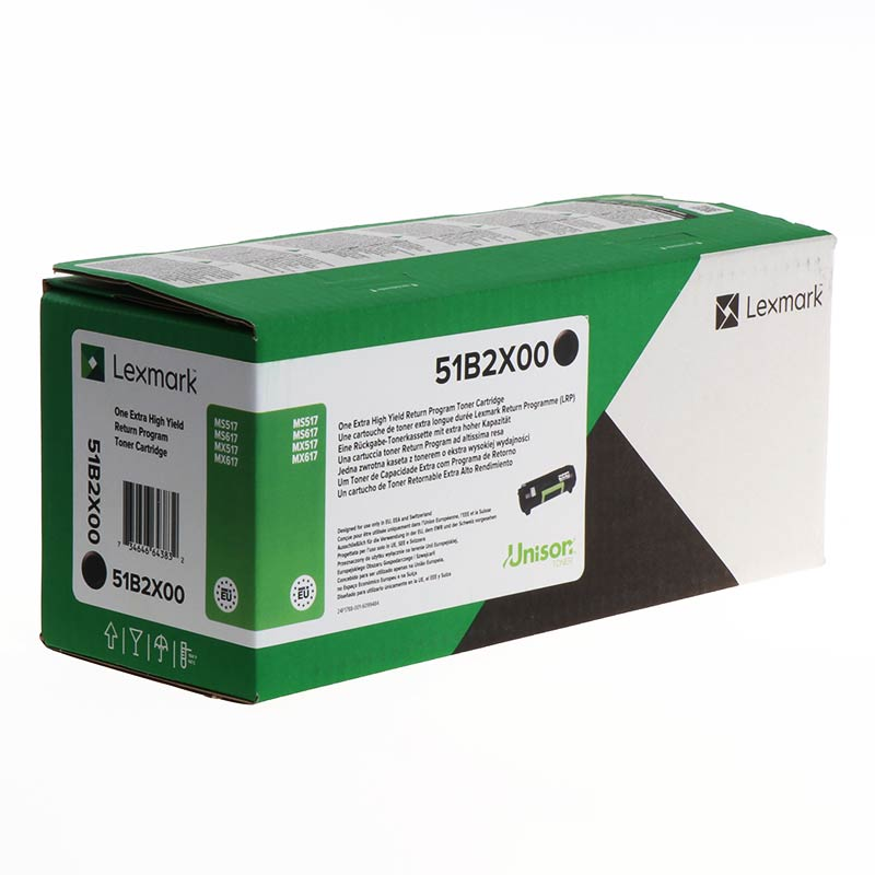 Lexmark Toner 512X / 51B2X00 Nero XXL