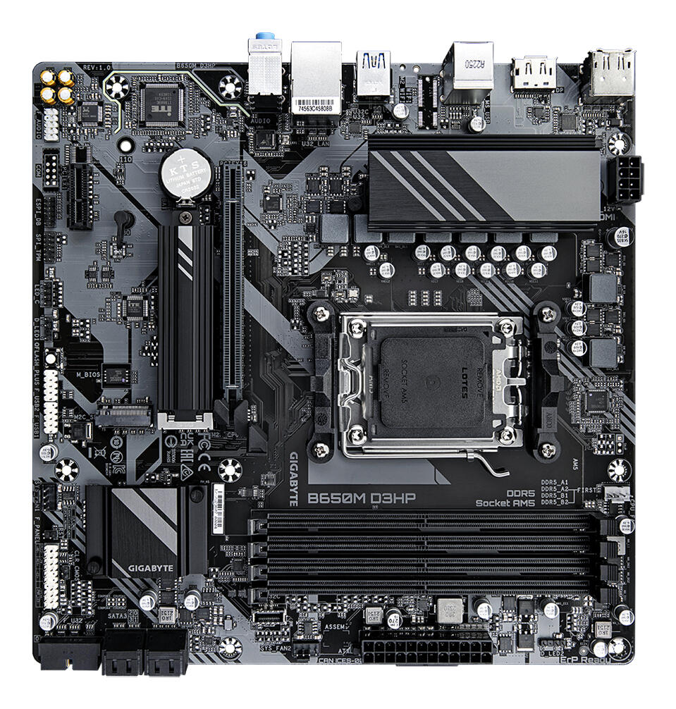 GIGABYTE Scheda madre B650M D3HP Marrone