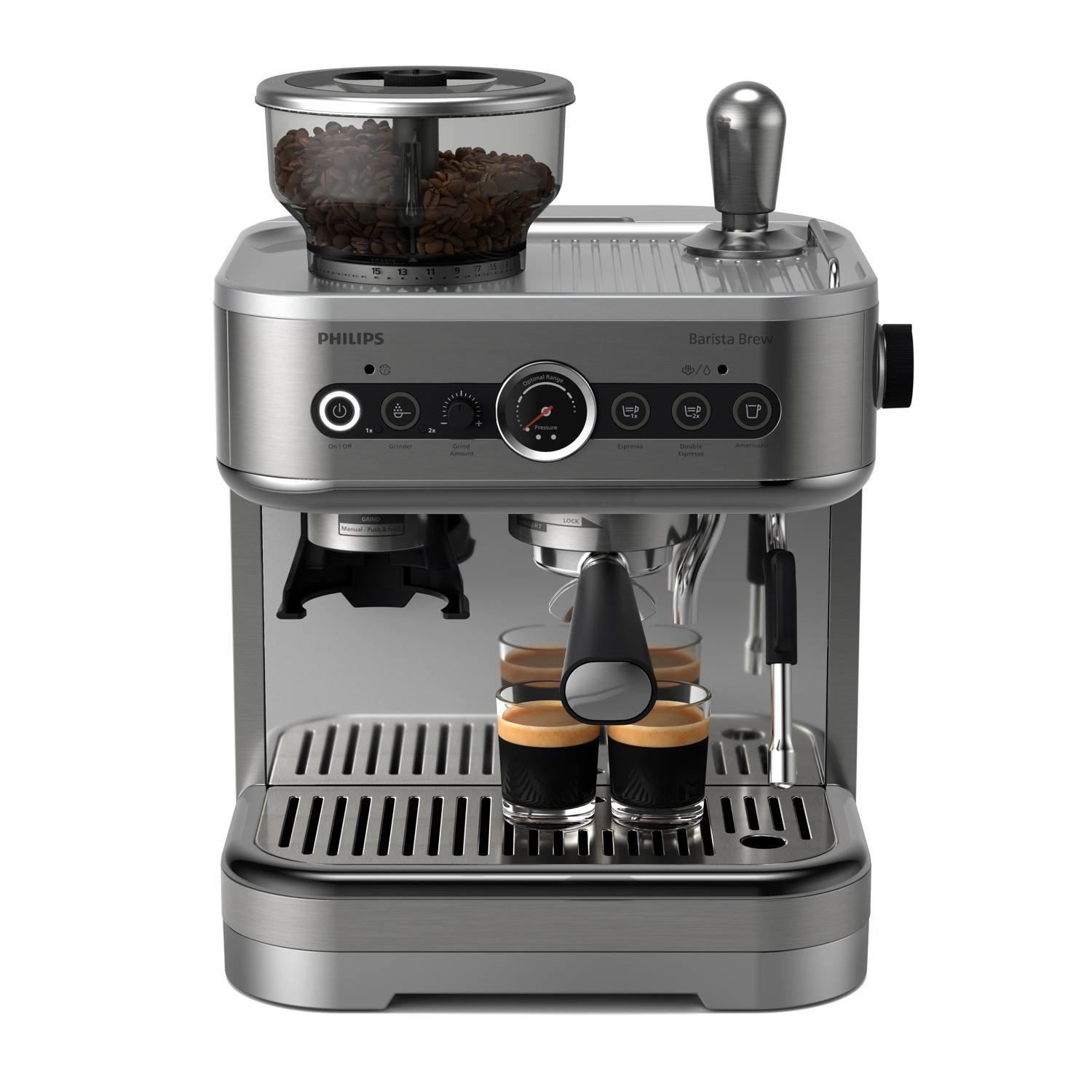 Philips Siebträgermaschine Barista Brew / PSA3228/01 Grau