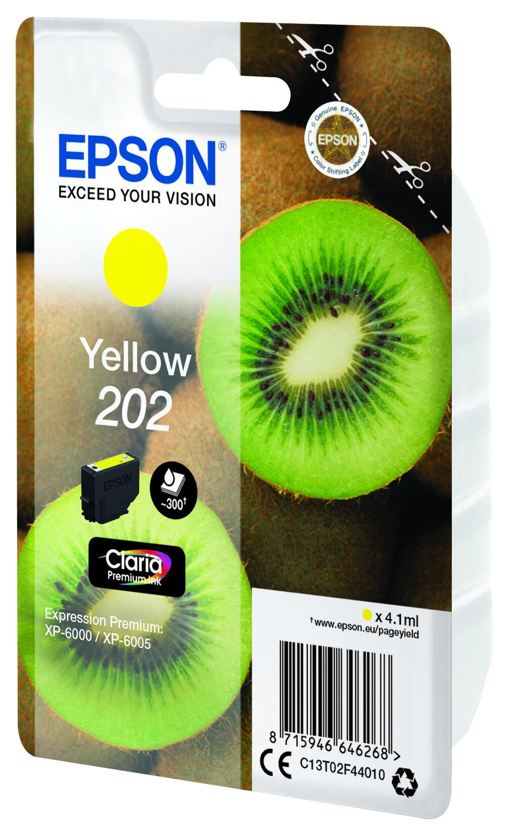 Epson Tinte 202 / C13T02F44010 Gelb Standard