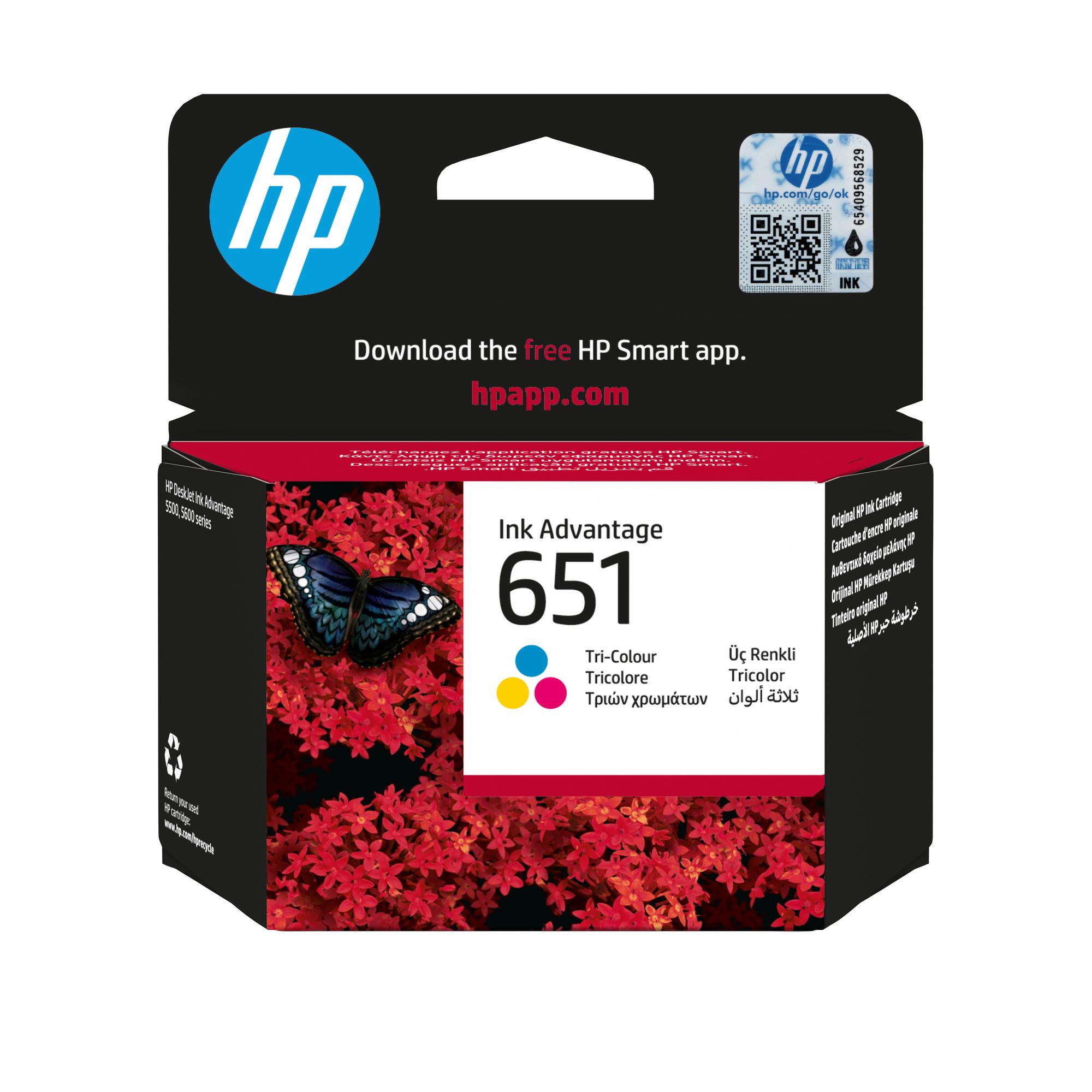 HP Ink 651 / C2P11AE C,M,Y Standard