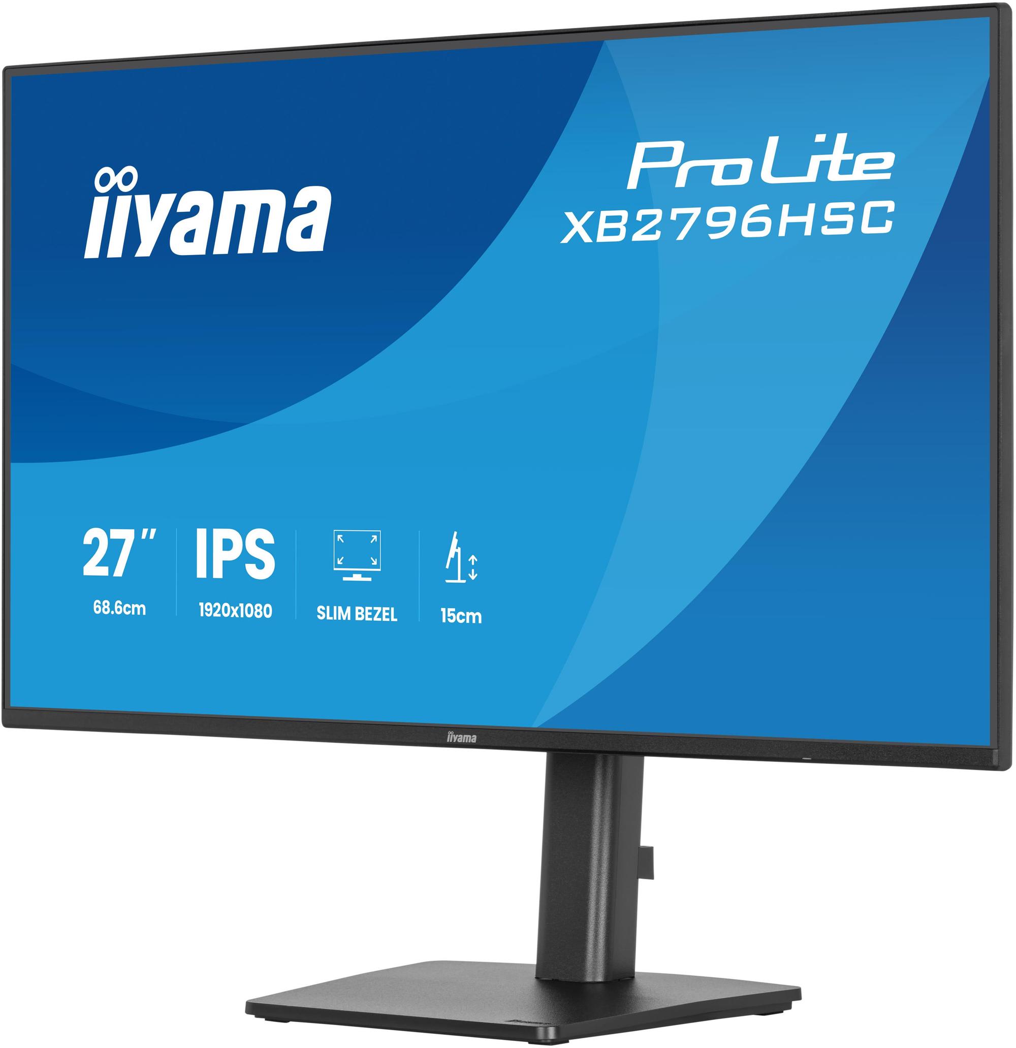 iiyama Monitor ProLite XB2796HSC / XB2796HSC-B1 Black 68.6 cm (27")