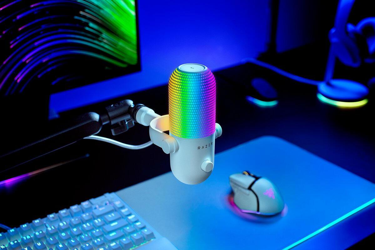 Razer Micro Seiren V3 Chroma / RZ19-05060200-R3M1 Blanc