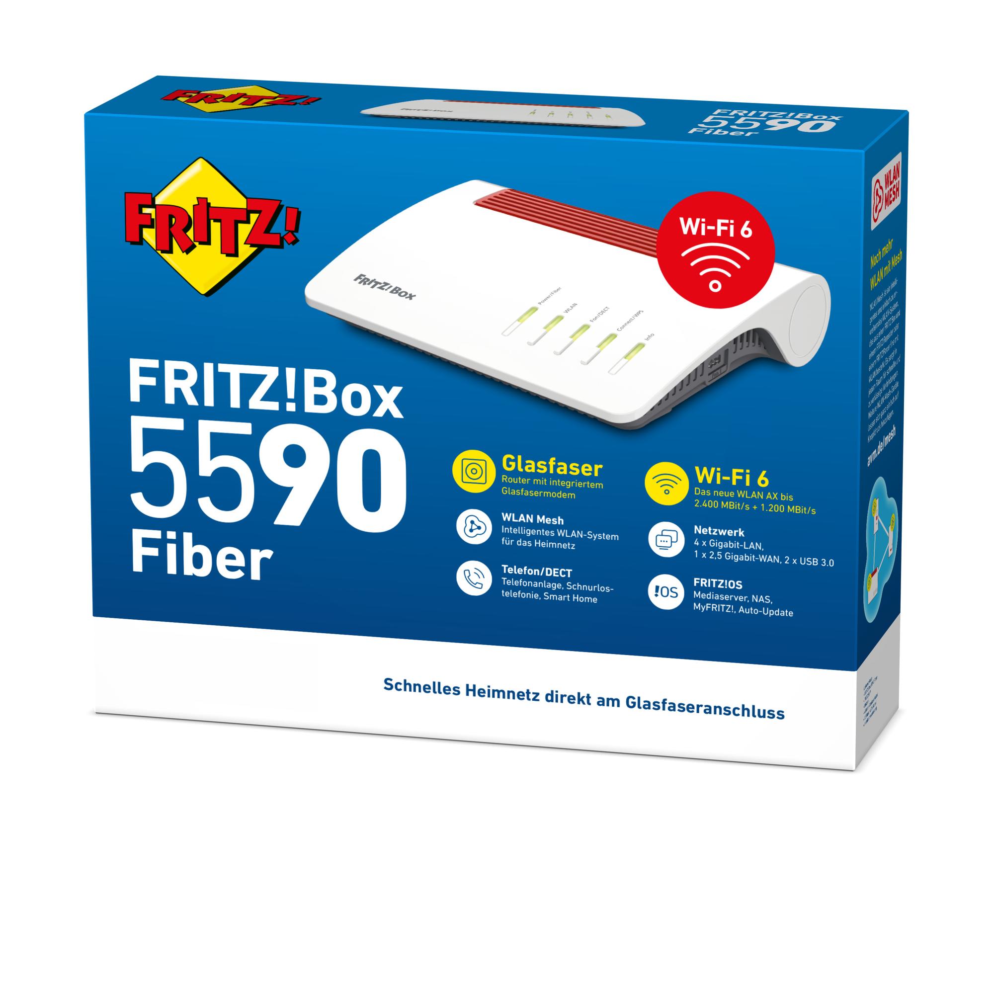 Fritz! Routeur 5590 Fiber / 20002981 Blanc