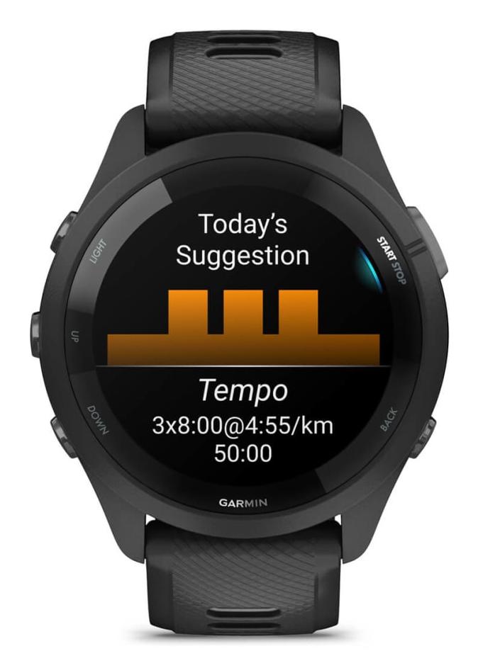 Garmin Wearable Forerunner 265 / 010-02810-10 Noir 3,3 cm (1,3")