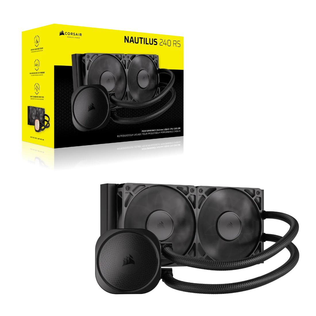 Corsair Raffreddamento ad acqua NAUTILUS 240 / CW-9060088-WW Nero L