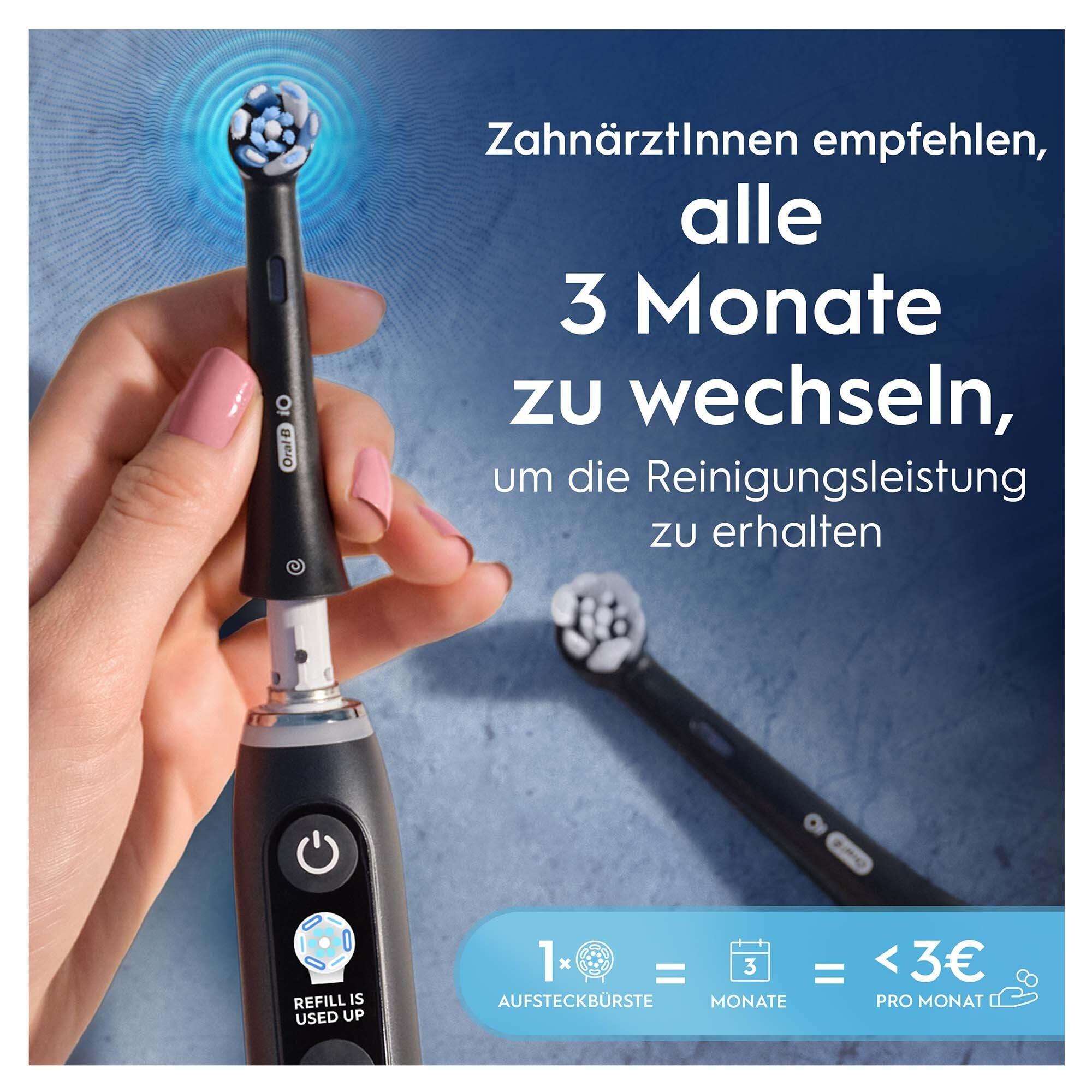 Oral-B Attachable toothbrush iO Ultimative Reinigung / 8700216373807 Black Doppelpack