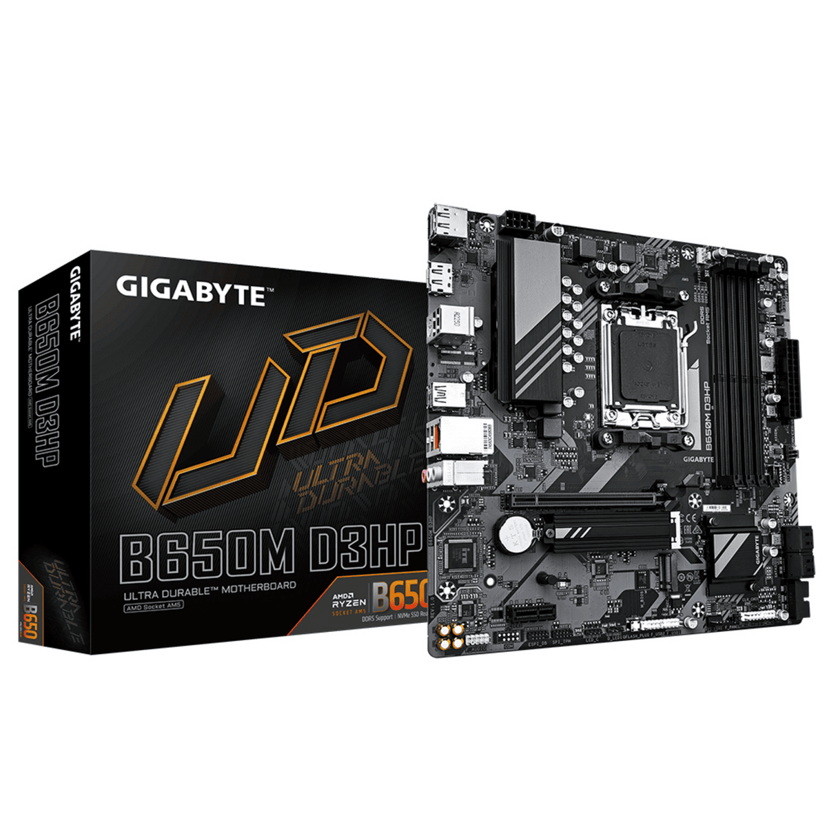 Gigabyte Mainboard B650M D3HP Schwarz