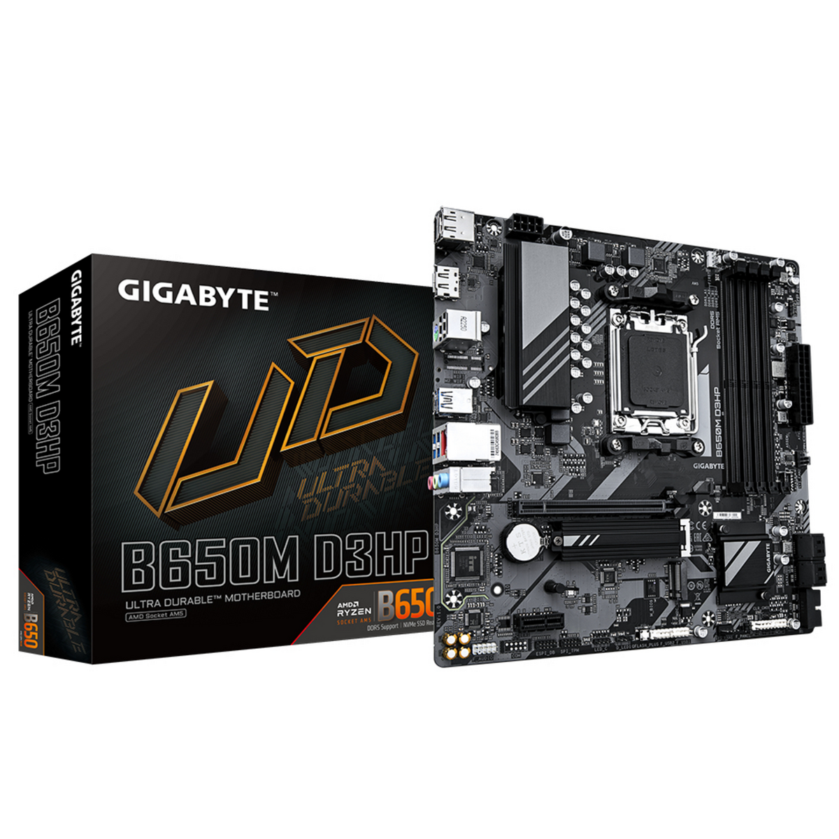 Gigabyte Placa madre B650M D3HP Negro
