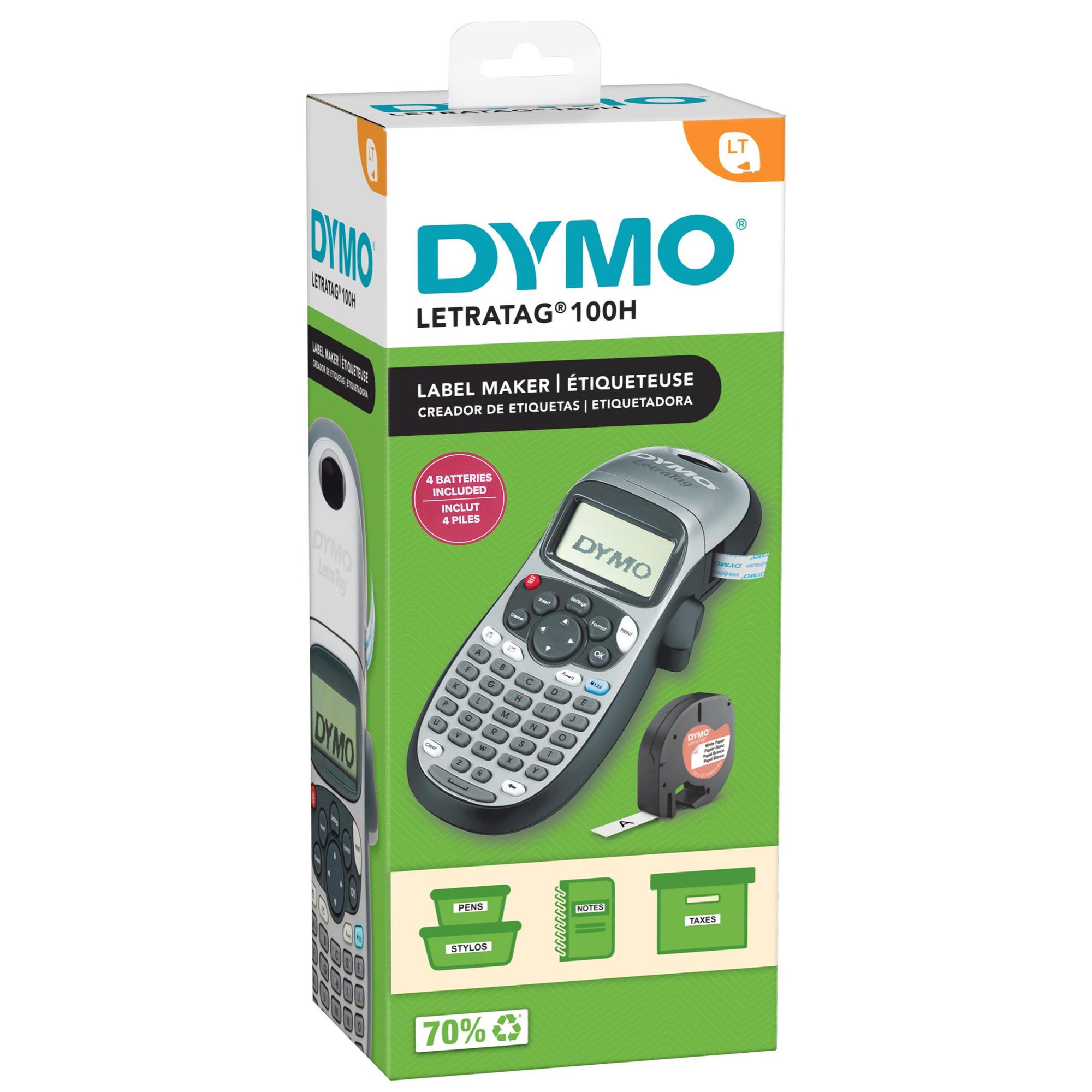 DYMO Beschriftungsgerät LetraTag LT-100H / 2174577 Schwarz Standard