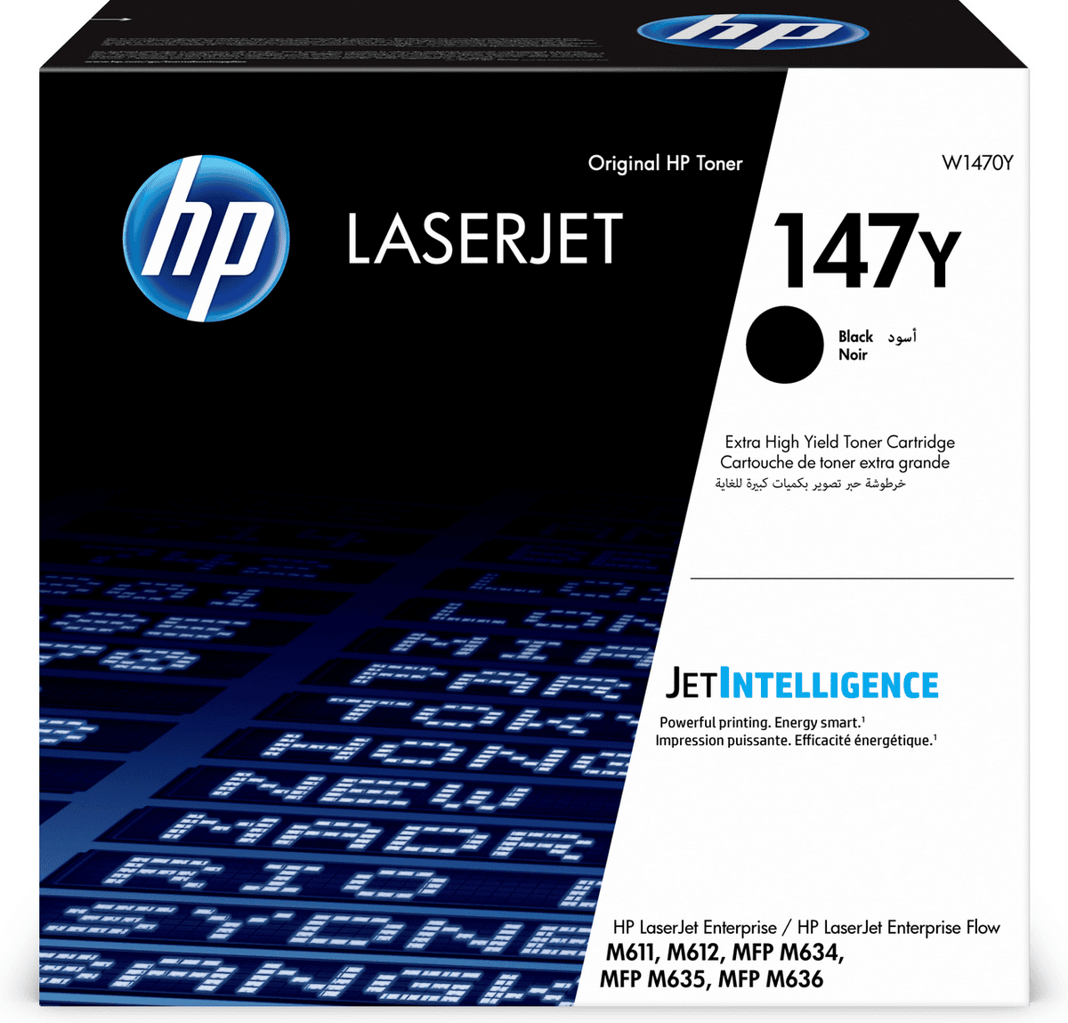 HP Toner 147Y / W1470Y Schwarz XXL