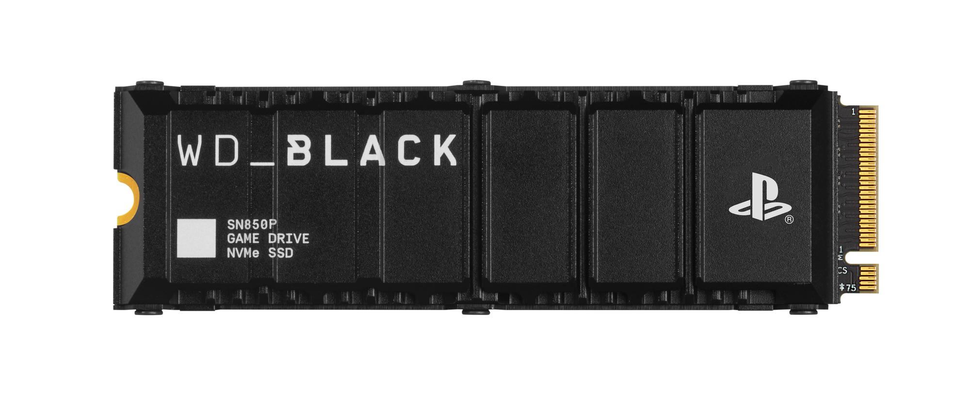 Western Digital M.2 SSD SN850P mit Heatsink für PS5 / WDBBYV0020BNC-WRSN Mehrfarbig