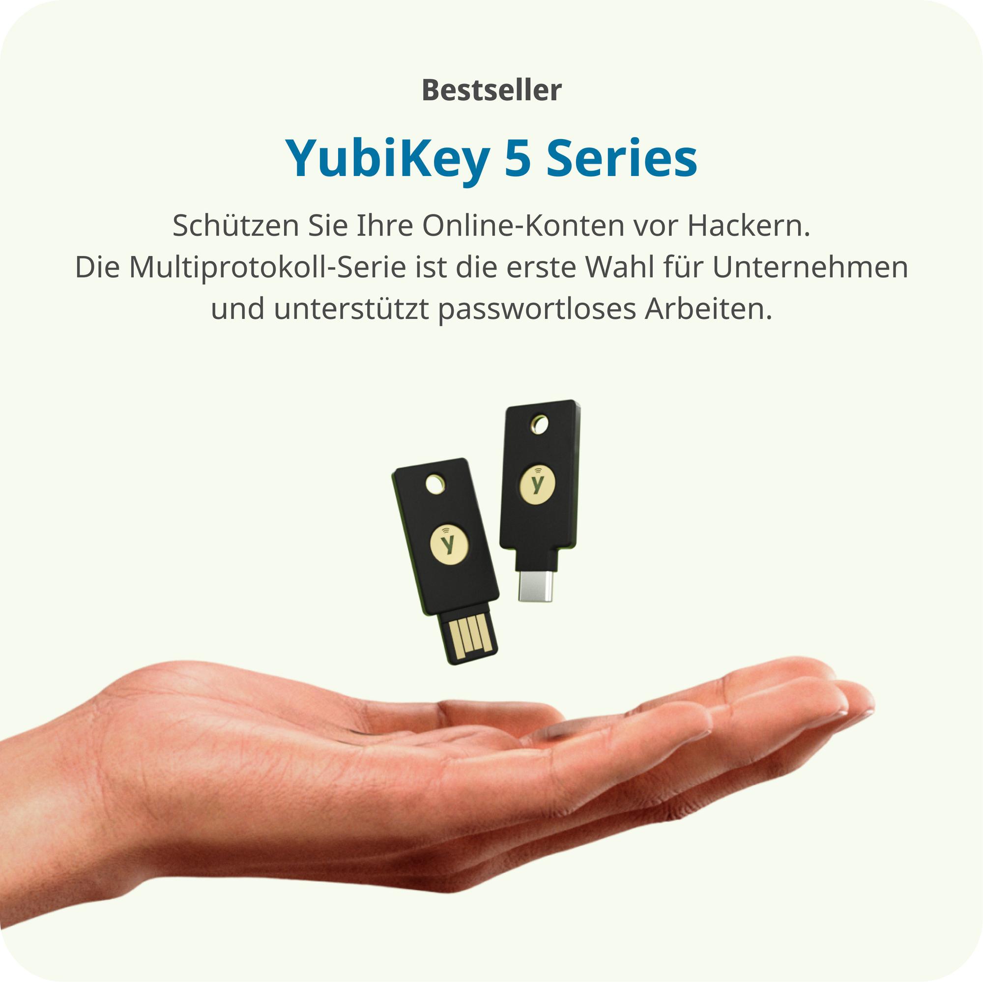 Yubico Sicherheitsschlüssel YubiKey 5 NFC / 100870 Schwarz