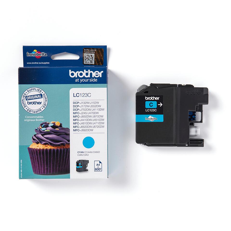 Brother Ink LC-123C / LC123C Cyan Standard