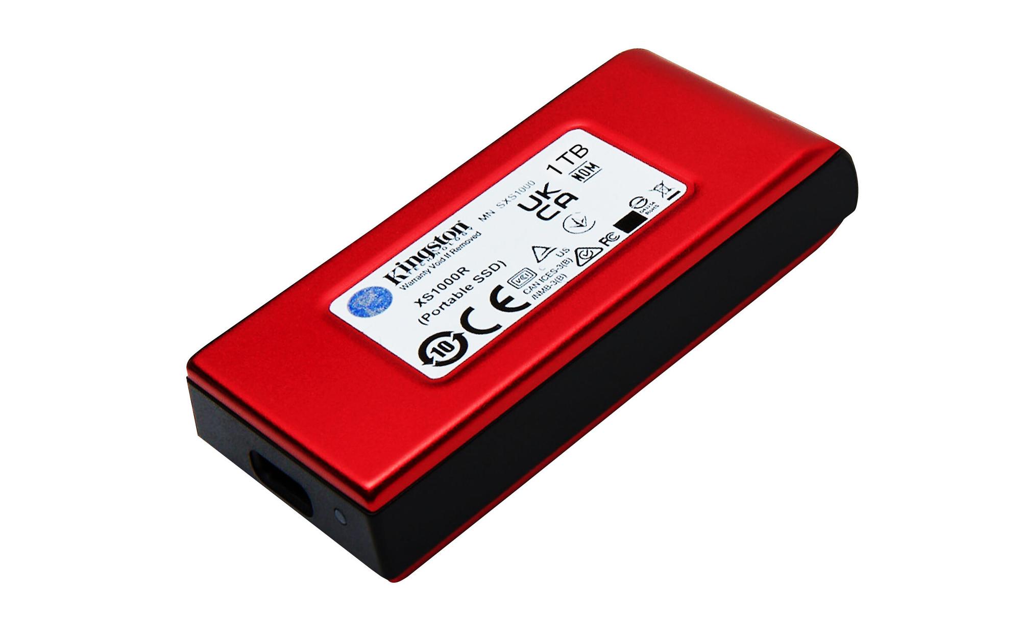 Kingston SSD esterno XS1000 1TB / SXS1000R/1000G Rosso