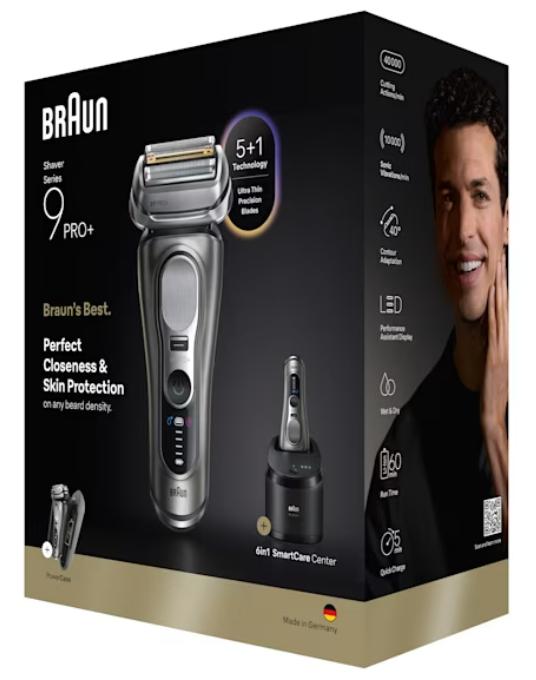 Braun Rasierer Series 9 Pro+ 9675cc / 553858 Grau, Silber